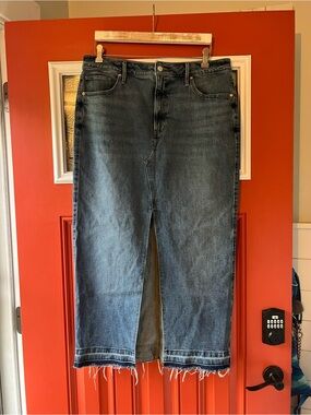 Express Denim Maxi Skirt 14